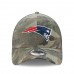 Men's New England Patriots New Era Camo Woodland Trucker Duel 9FORTY Adjustable Snapback Hat 2773789